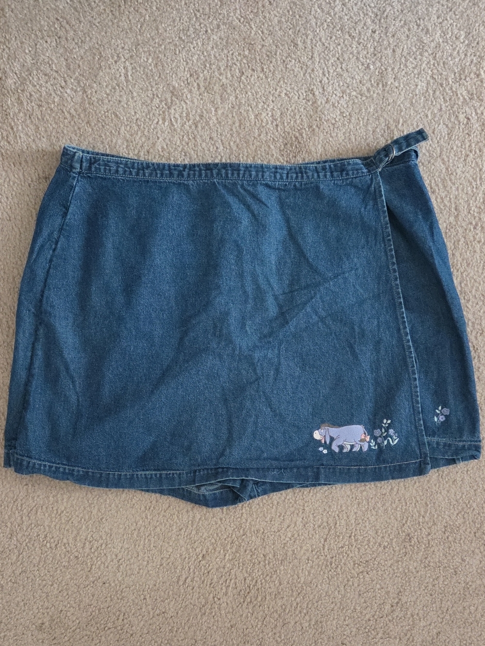 Vintage 1990s Y2k Disney Store Eeyore Skort XXL